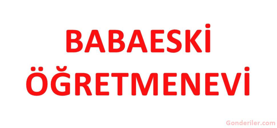 Babaeski Öğretmenevi